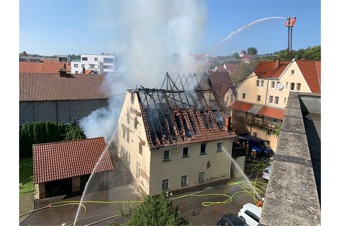 Das Gebäude ist einsturzgefährdet. Foto: A. Becher