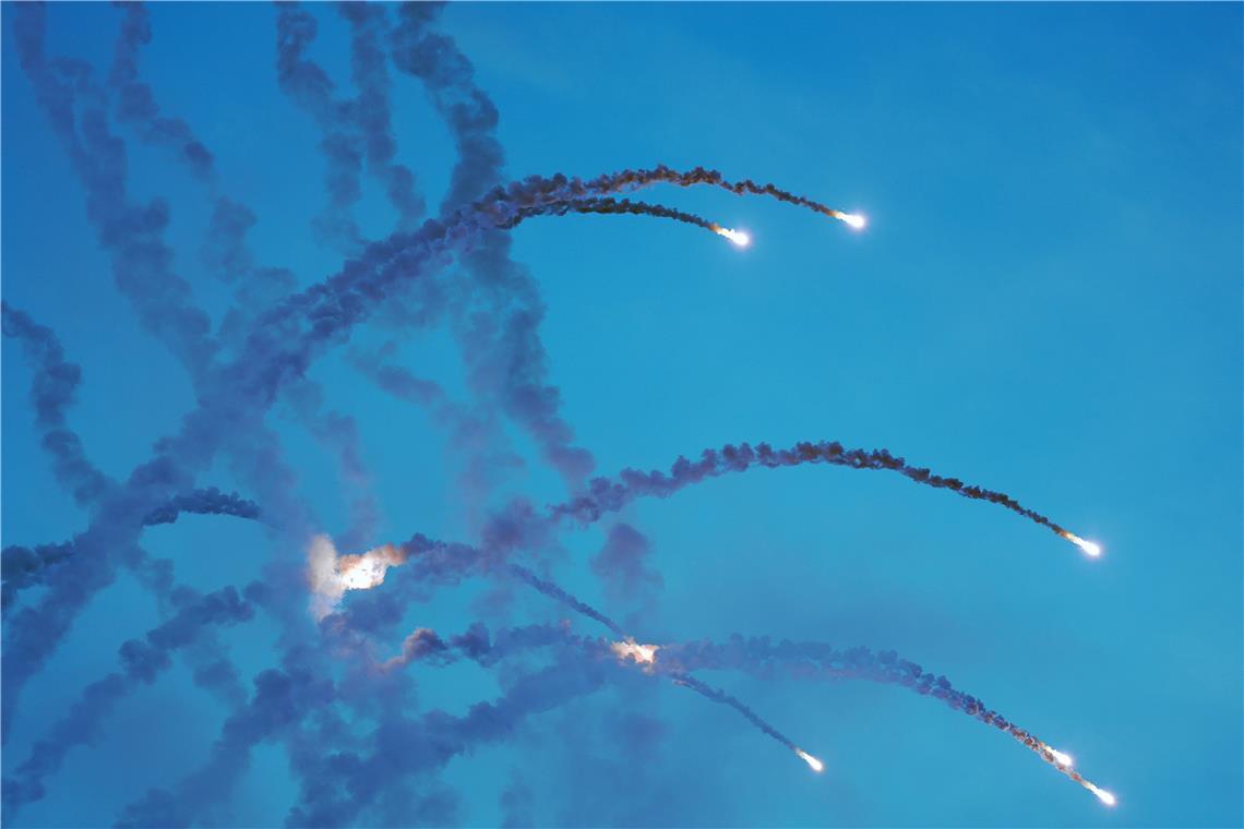 Das große Abschlussfeuerwerk wurde zwar durch eine Drohnenshow ersetzt, aber die...