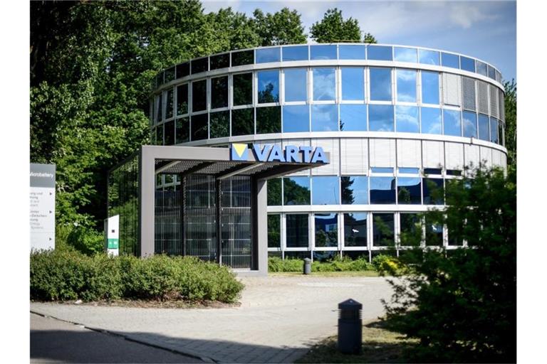 Das Hauptquartier der Varta AG in Ellwangen. Foto: Sina Schuldt/Archivbild