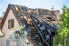 Das Haus ist nicht mehr bewohnbar. Foto: 7aktuell.de/Simon Adomat