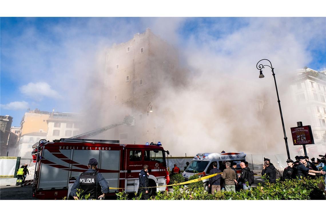 Das historische Bauwerk im Stadtzentrum wurde zum Zeitpunkt des Unglücks renoviert.