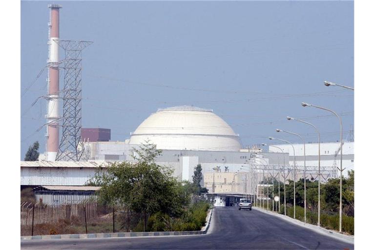 Das iranische Atomkraftwerk Buschehr, aufgenommen am 20.08.2010. Foto: ABEDIN TAHERKENAREH/epa/dpa/Archivbild
