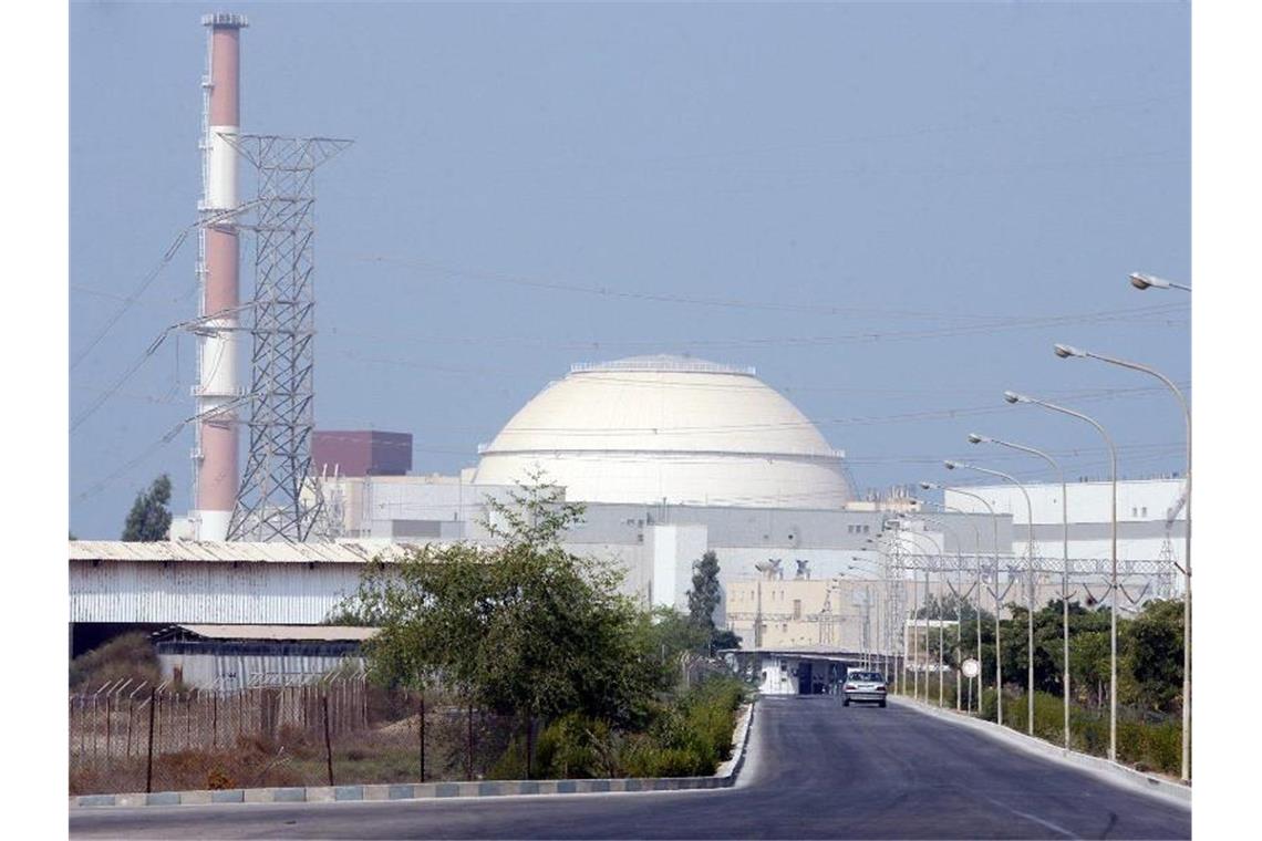Das iranische Atomkraftwerk Buschehr. Foto: ABEDIN TAHERKENAREH/epa/dpa