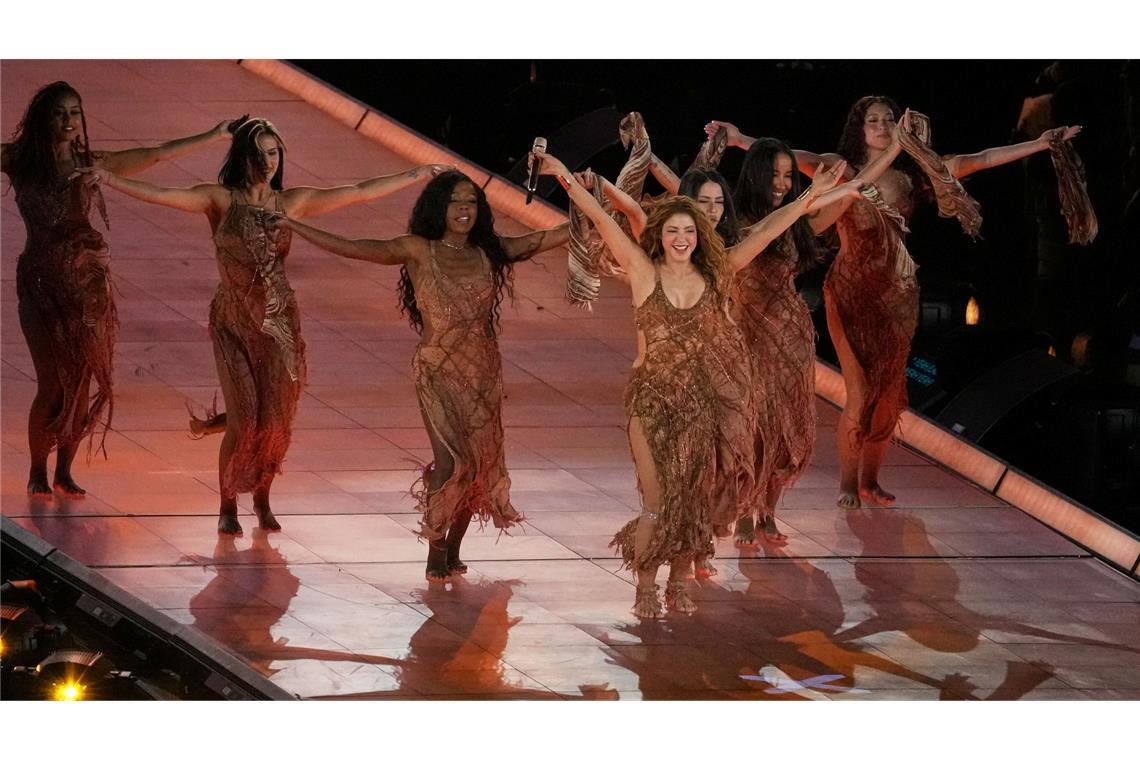 "Das ist ein Traum" : Die 49-jährige Shakira zeigte sich vor ihren mexikanischen Fans begeistert.