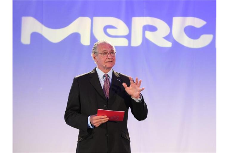 „Das Jahr 2020 war geprägt von beispiellosen Turbulenzen“: Stefan Oschmann, Vorsitzender der Geschäftleitung der Merck KGaA. Foto: Arne Dedert/dpa