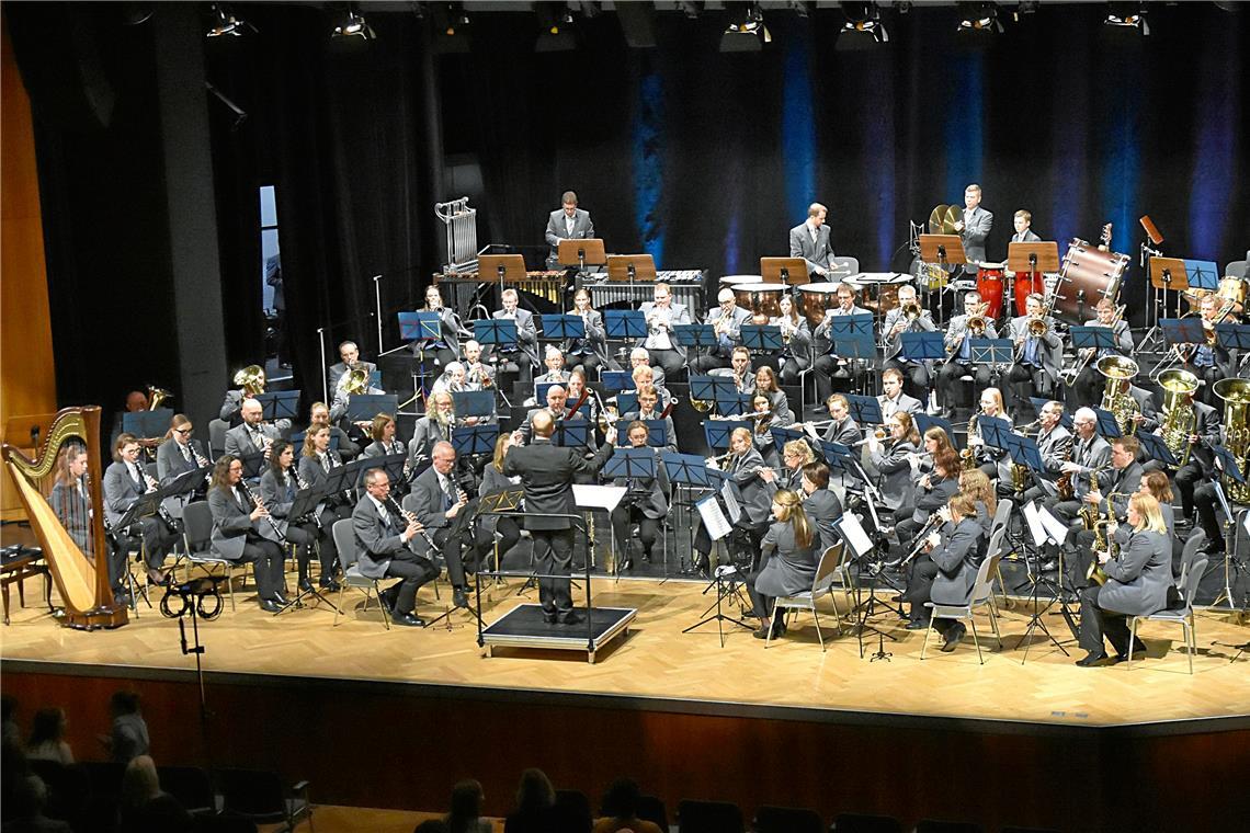 Das Jahreskonzert des Städtischen Blasorchesters ist eines der Veranstaltungshighlights an diesem Wochenende. Archivfoto: Tobias Sellmaier