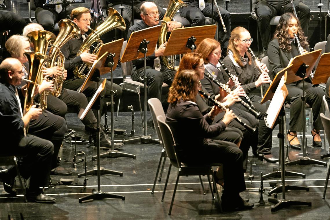 Konzert des Jubiläumsorchesters Rems-Murr-Kreis Das Jubiläumsorchester Rems-Murr-Kreis gab sechs Stücke zum Besten. Foto: Alexander Becher