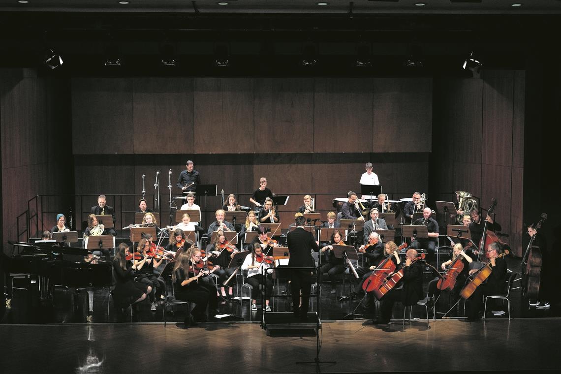 Das Jugendsinfonieorchester Backnang unter der Leitung von Michael Unger präsentierte unter anderem das Stück „Pirates of the Caribbean“. Foto: J. Fiedler