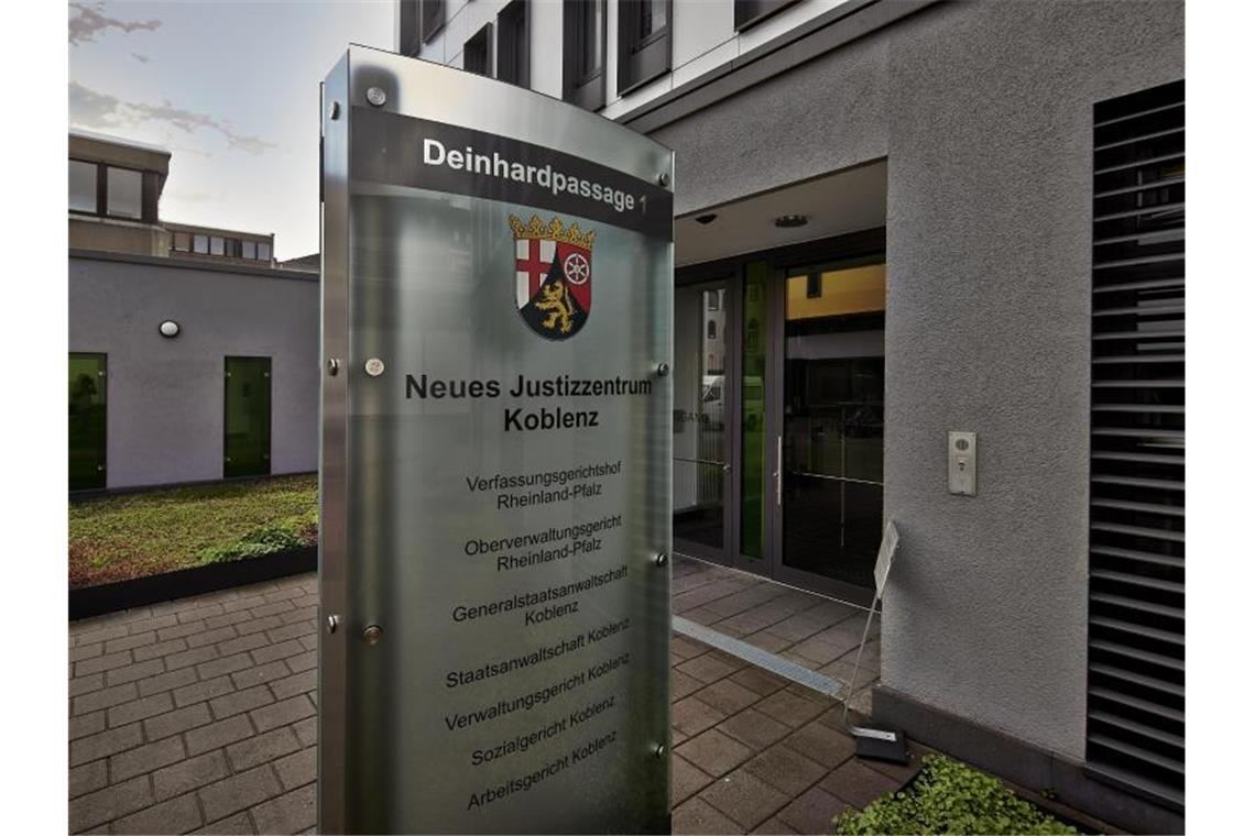 Das Justizzentrum in Koblenz. Foto: Thomas Frey/dpa/Archivbild