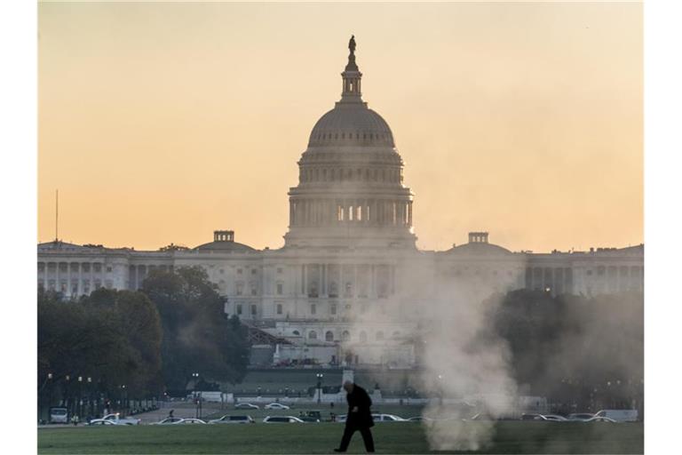Das Kapitol in Washington, Sitz von Senat und Repräsentantenhaus. Foto: J. Scott Applewhite/AP/dpa