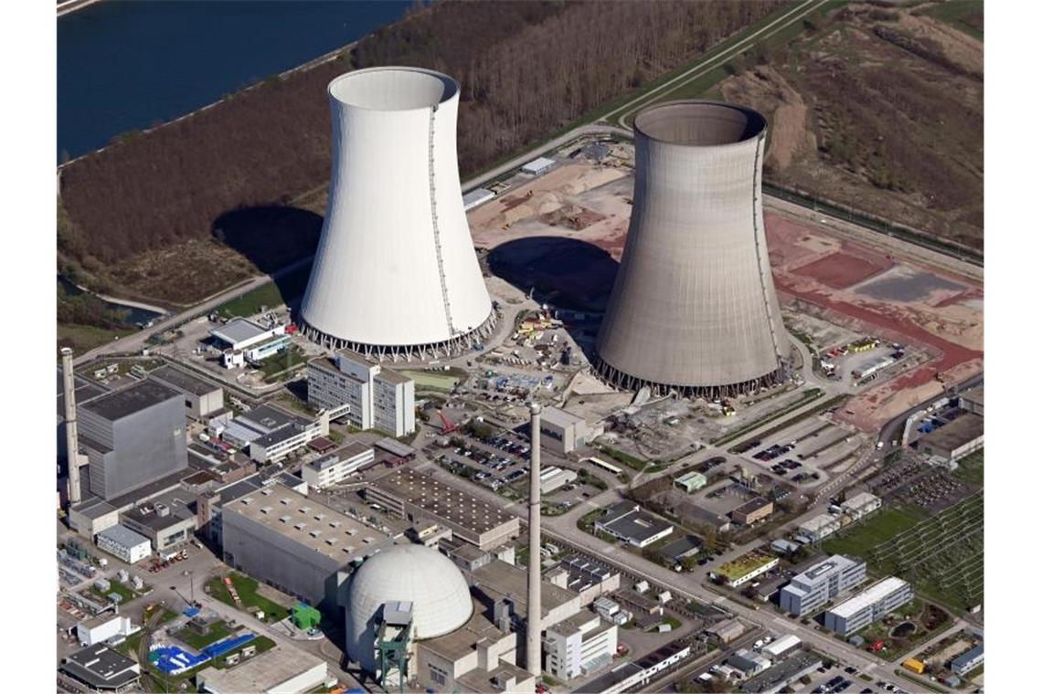Das Kernkraftwerk Philippsburg. Foto: Uli Deck/dpa/Symbolbild