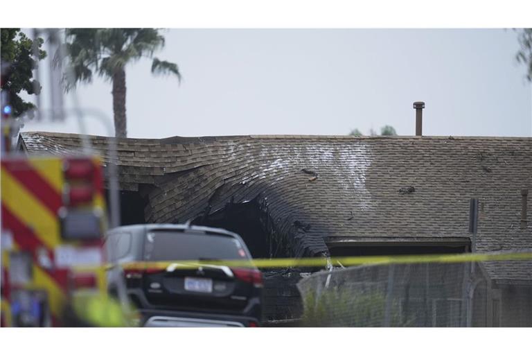 Das Kleinflugzeug stürzte in San Diego ab.