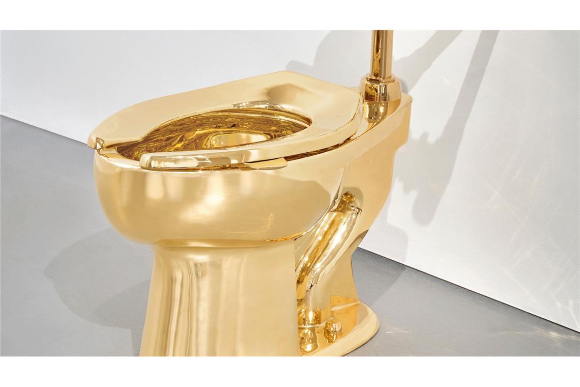 Das Klo ist voll funktionsfähig.