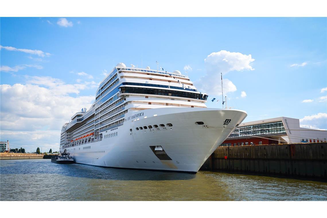 Italienisches Gericht hebt Mord-Urteil gegen Deutschen auf Das Kreuzfahrtschiff "MSC Magnifica", von dem die Frau verschwand.