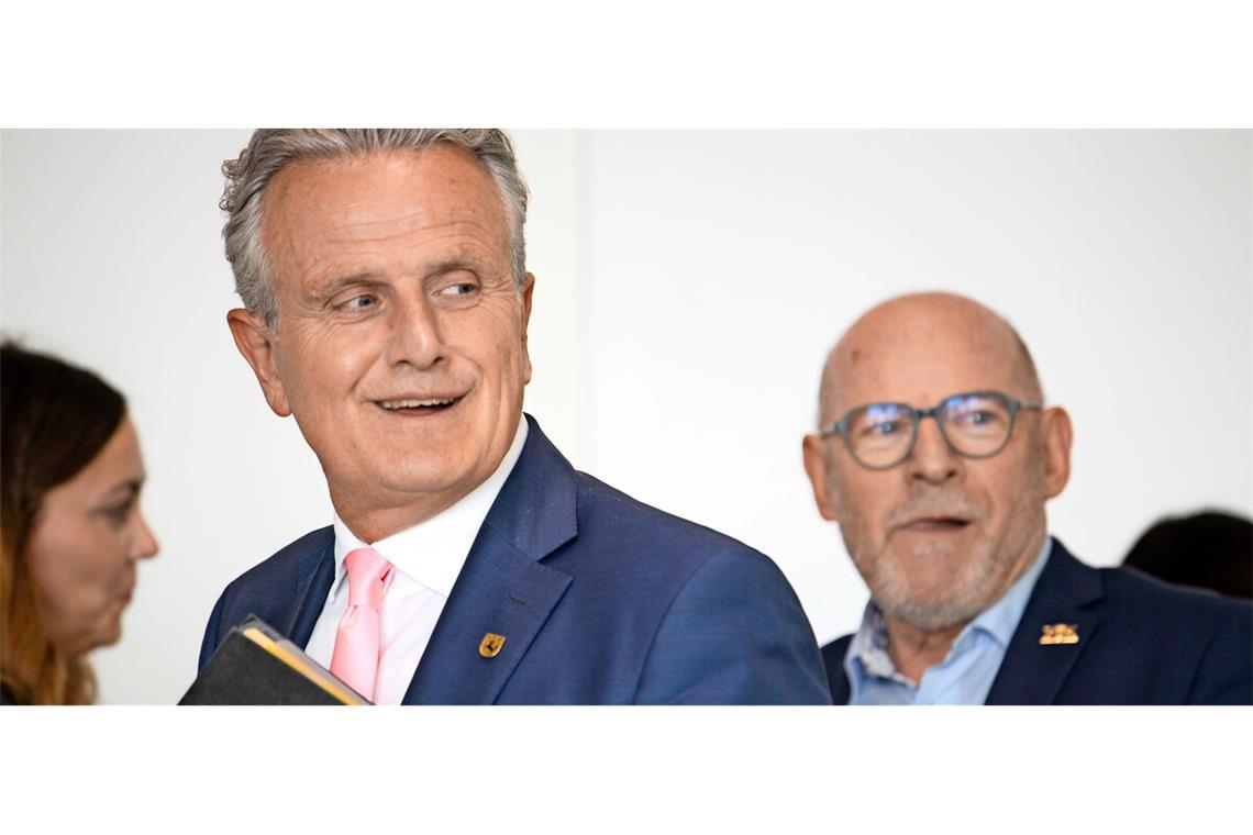 OB Nopper sieht Winfried Hermann im „Verbotsrausch“ Das Lächeln trügt: Frank Nopper ist derzeit nicht gut auf Verkehrsminister Hermann zu sprechen.