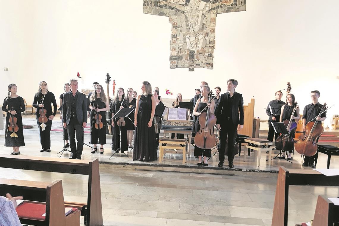 Das Landesjugendbarockorchester Baden-Württemberg konzertierte erstmals in Backnang. Foto: T. Roth