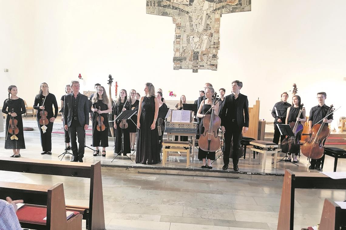 Kulturtransfer durch Raum und Zeit Das Landesjugendbarockorchester Baden-Württemberg konzertierte erstmals in Backnang. Foto: T. Roth