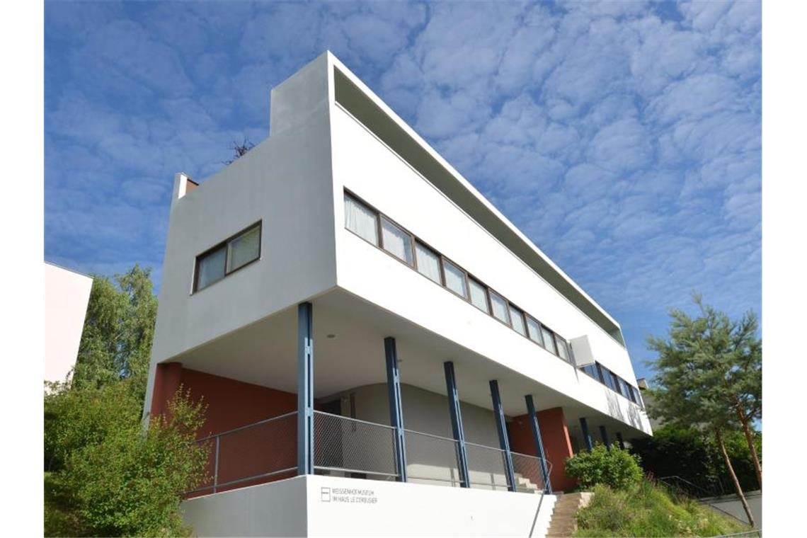 Das Le Corbusier Haus der Weissenhofsiedlung in Stuttgart. Foto: picture alliance / Franziska Kraufmann/dpa/Archivbild