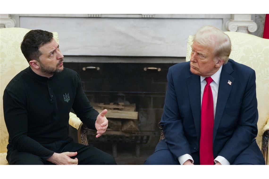 Das letzte Treffen von US-Präsident Donald Trump mit seinem ukrainischen Kollegen Selenskyj im Weißen Haus lief völlig aus dem Ruder. (Archivbild)