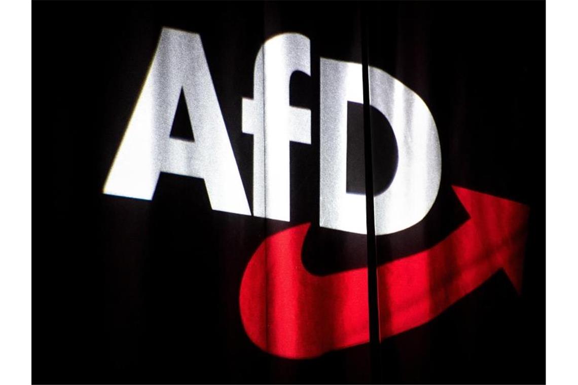Das Logo der AfD. Foto: Sina Schuldt/dpa/Symbolbild/Archiv