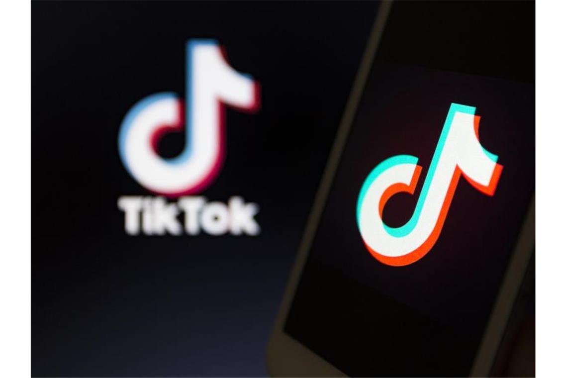 Tiktok kündigt Klage gegen Erlass von US-Präsident Trump an Das Logo der chinesischen Video-App Tiktok. Foto: Andre M. Chang/ZUMA Wire/dpa