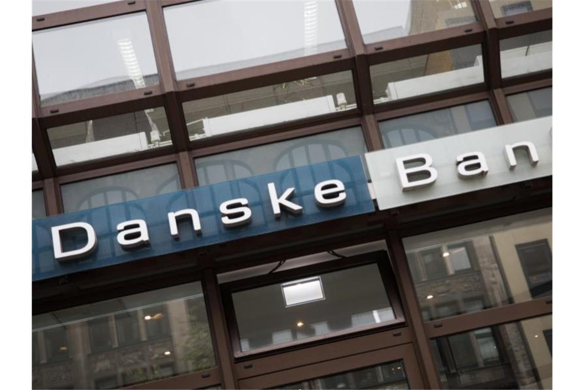 Das Logo der Danske Bank. Foto: Christian Charisius/dpa