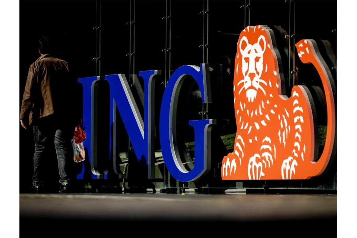 Das Logo der ING. Foto: Robin Van Lonkhuijsen/ANP/dpa