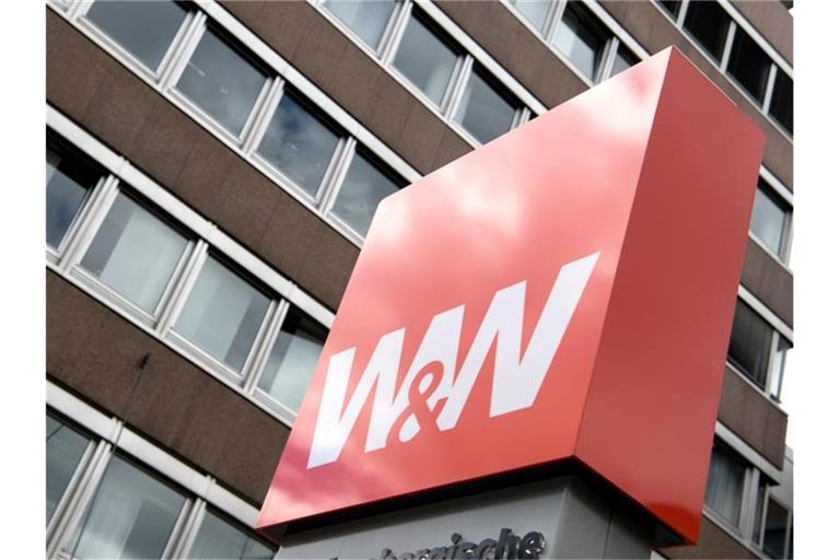 Das Logo der Wüstenrot & Württembergische-Gruppe. Foto: Marijan Murat/Archivbild