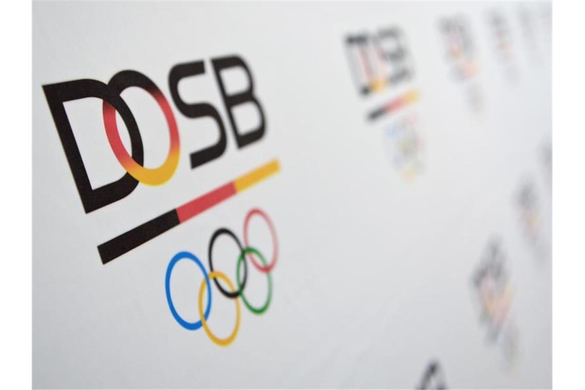 Das Logo des Deutschen Olympischen Sportbundes (DOSB). Foto: Britta Pedersen