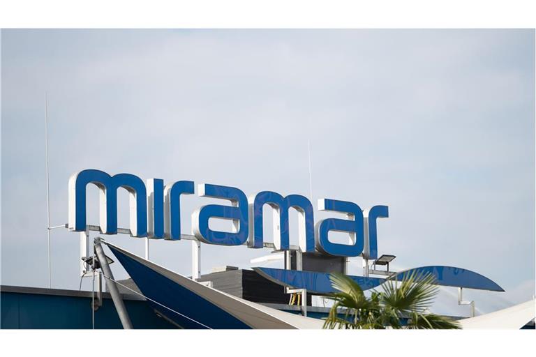 Das Logo des Erlebnisbades Miramar.