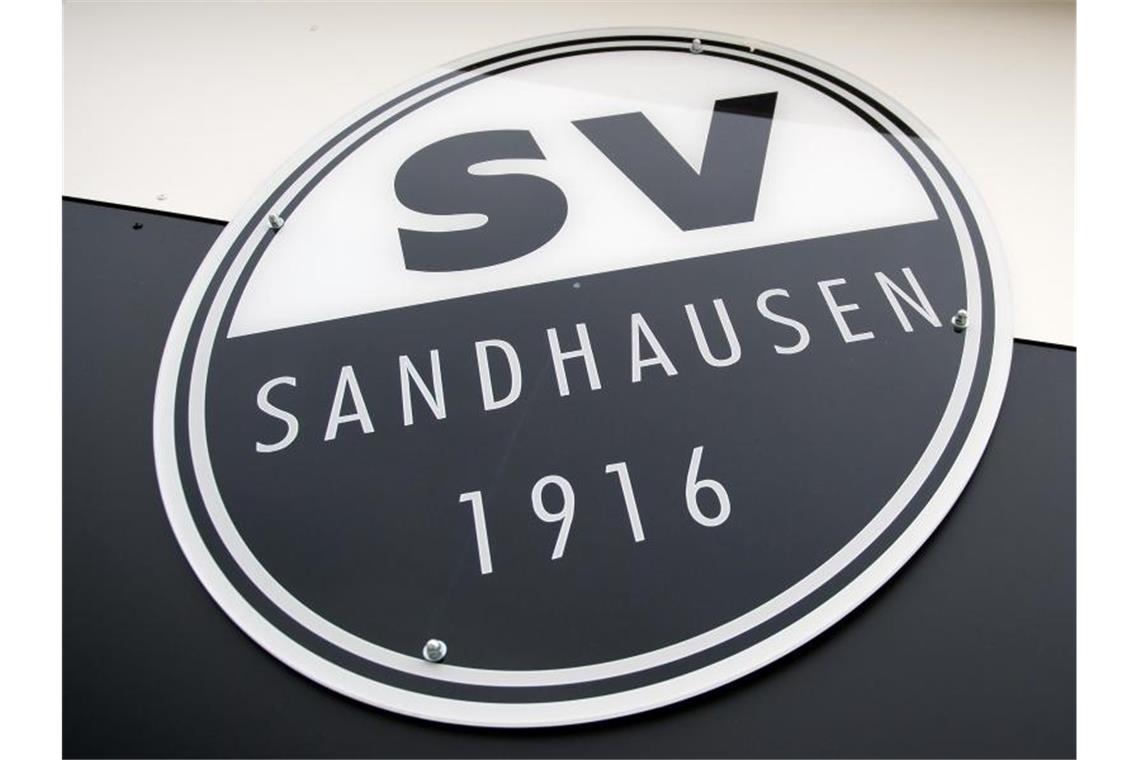 Das Logo des SV Sandhausen. Foto: picture alliance/dpa/Archivbild