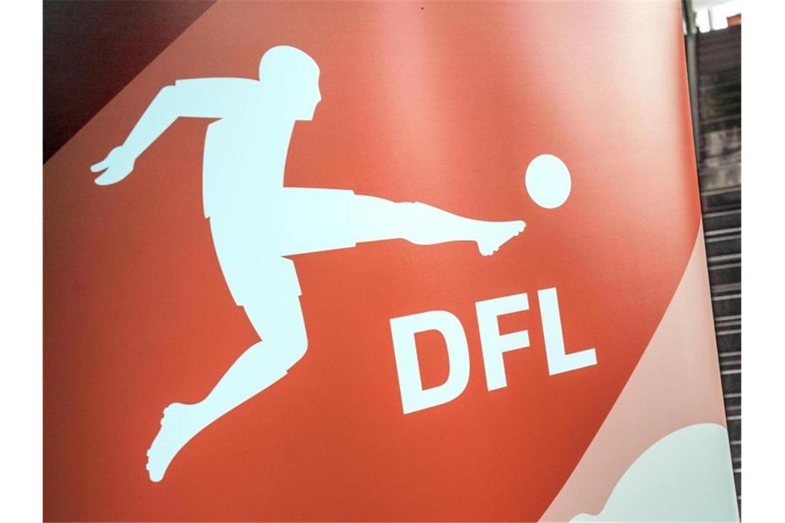 Wer fordert FC Bayern zum Start: DFL gibt Spielplan bekannt Das Logo Deutschen Fußball Liga. Foto: Frank Rumpenhorst/dpa