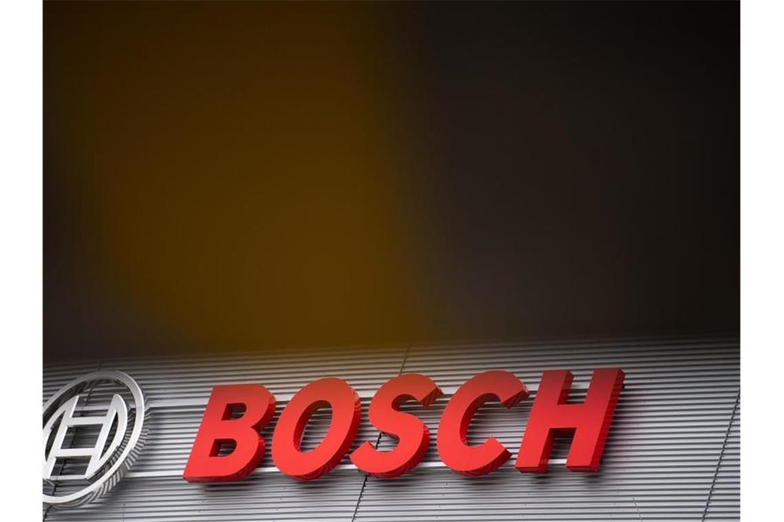 Das Logo von Bosch. Foto: Sebastian Gollnow/Archiv