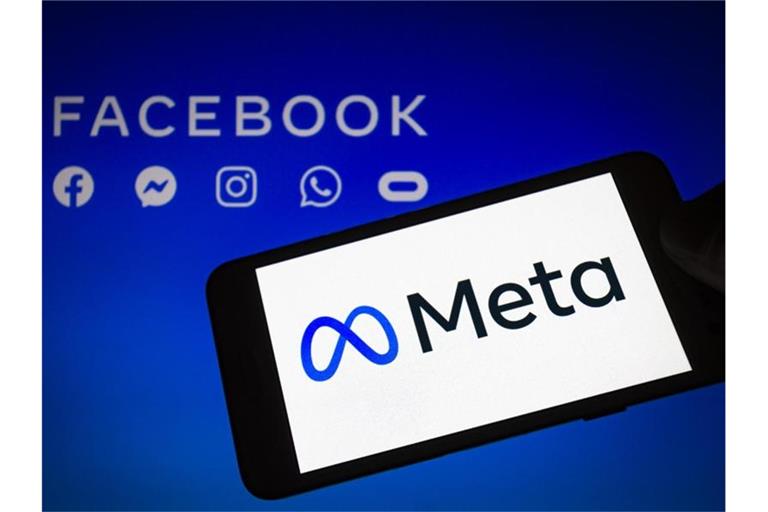 Das Logo von Meta, der neuen Dachmarke des Facebook-Konzerns. Foto: Andre M. Chang/ZUMA Press Wire/dpa