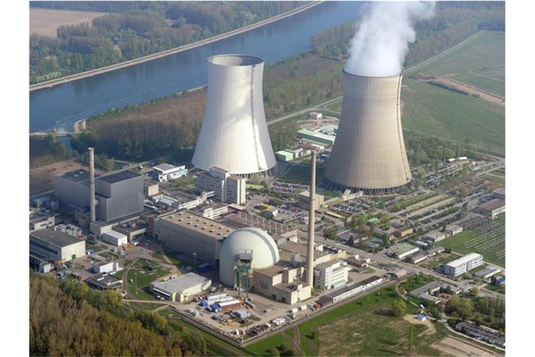 Das Luftbild zeigt das Kernkraftwerk Philippsburg. Foto: Uli Deck/dpa