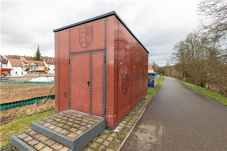 Das Maschinenhaus des Pumpwerks Obere Walke ist neben dem beliebten Rad- und Fußweg ein richtiger Hingucker. Fotos: A. Becher