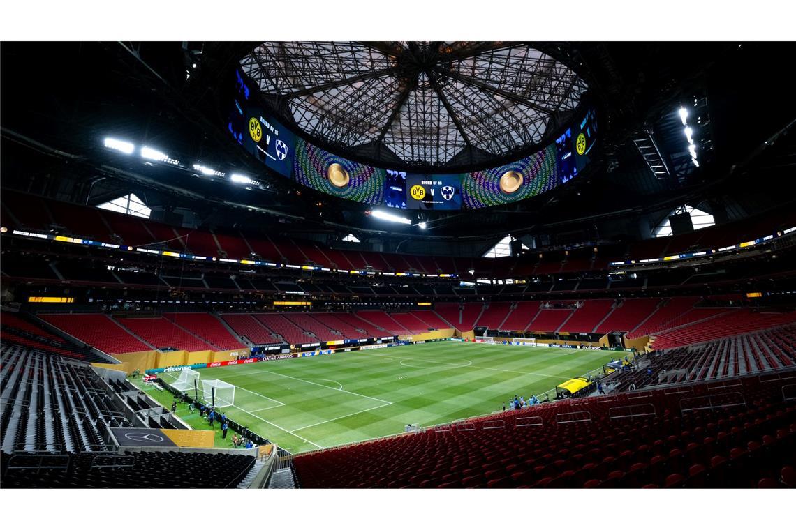 Das Mercedes-Benz Stadium in Atlanta ist voll klimatisiert. (Archivbild)