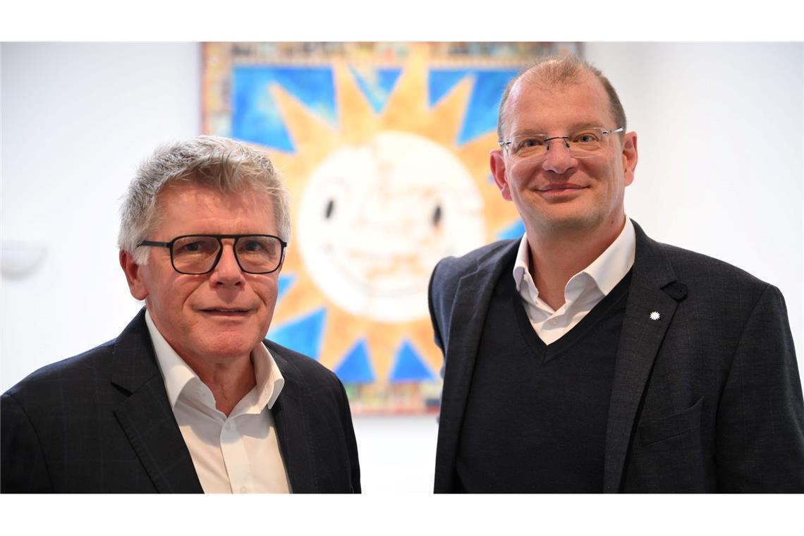 Das Merkur-Führungsduo: Firmenchef Lars Felderhoff (rechts) und Vizechef Manfred Stoffers (links).