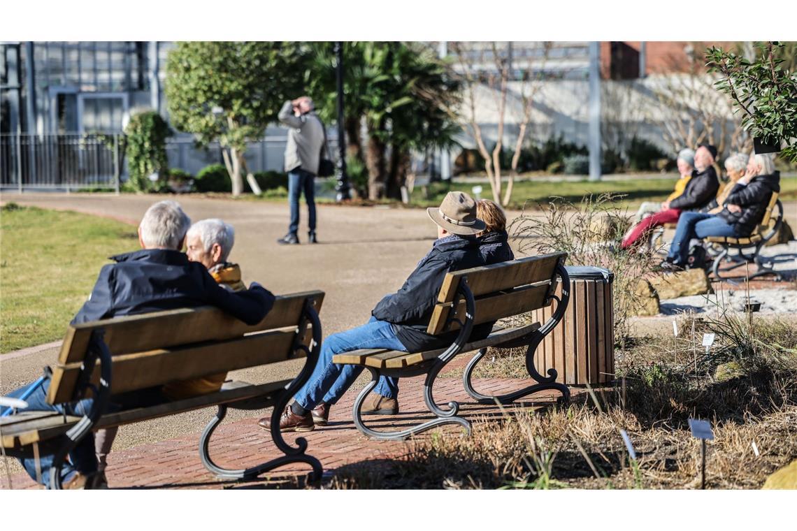 Das milder werdende Wetter lädt zur Zeit im Freien ein.