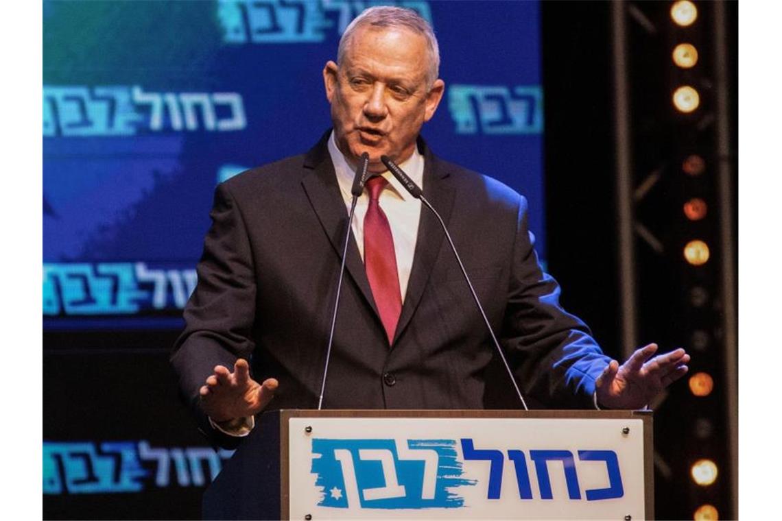 Das Mitte-Bündnis Blau-Weiß von Benny Gantz wurde mit 33 von 120 Sitzen stärkste Fraktion im Parlament. Netanjahus Likud wurde nur zweitstärkste politische Kraft mit 31 Mandaten. Foto: Oren Ziv