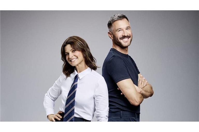 Das Moderationsduo der 14. Staffel: Marlene Lufen und Jochen Schropp.