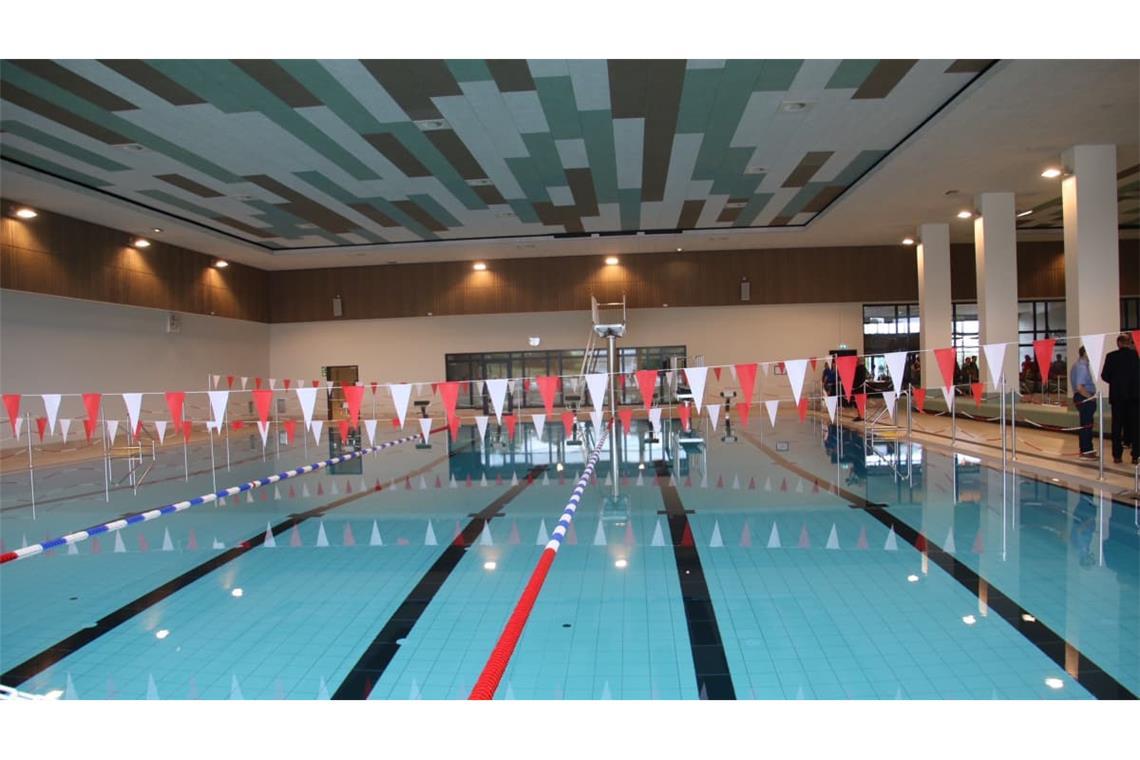 Das neue Hallenbad in Crailsheim wurde in dieser Woche eröffnet.