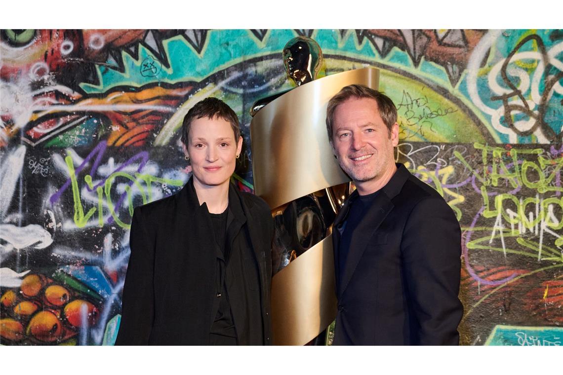 Was man zum Filmpreis diesmal wissen muss Das neue Präsidenten-Duo der Deutschen Filmakademie, Vicky Krieps und Florian Gallenberger. (Archivbild)