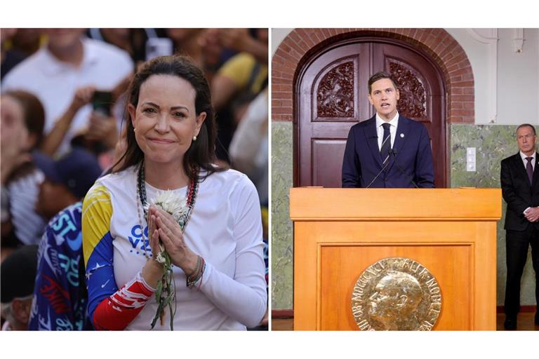 Das Nobelinstitut vermutet Spionage beim Friedensnobelpreis für Maria Corina Machado.