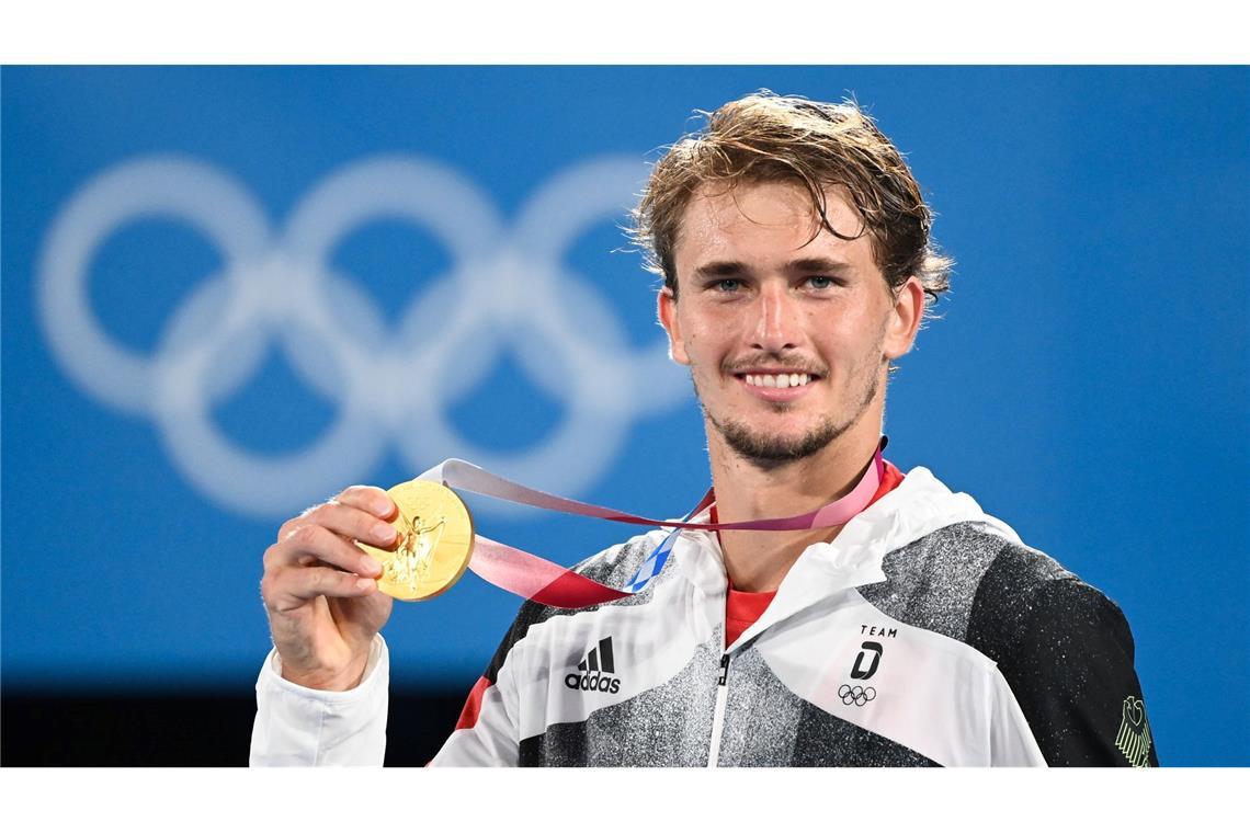 Das Olympiagold 2021 bleibt Zverev für immer. (Archivbild)