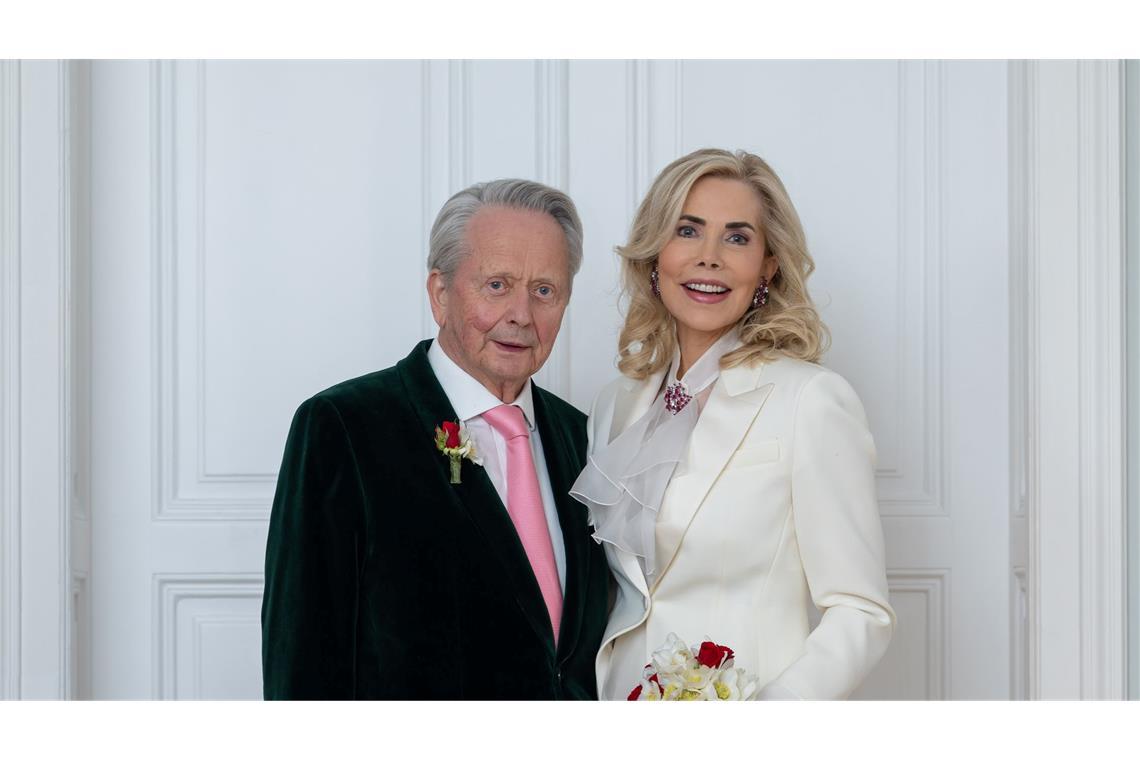 Das Paar heiratete in einer privaten Zeremonie.