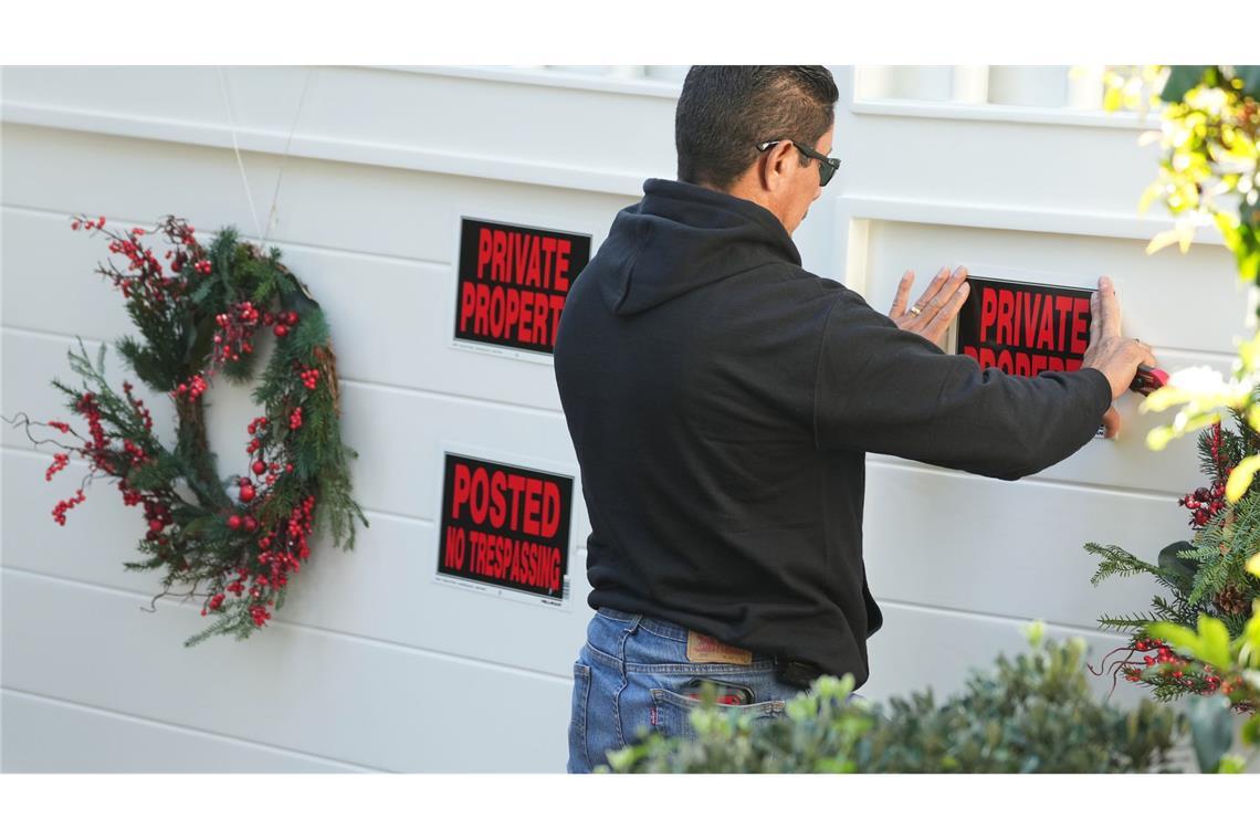 Das Paar lebte im Promi-Stadtteil Brentwood.