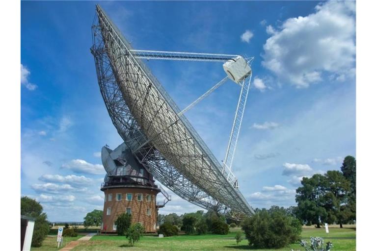 Das Parkes-Radioteleskop in Australien. Foto: -/CSIRO/dpa