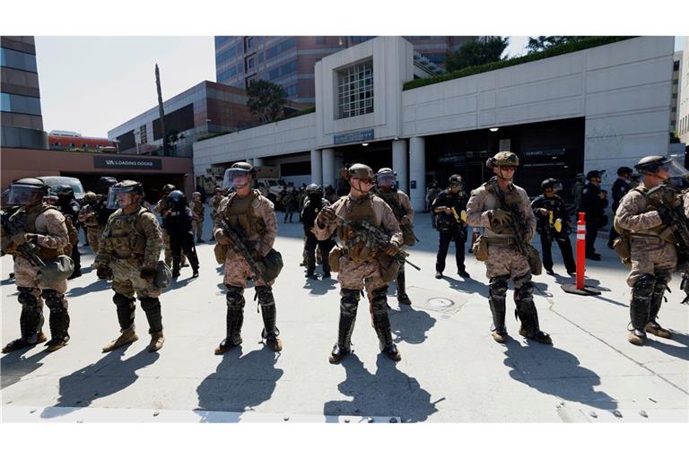 Das Pentagon beabsichtigt die rund 700 Marinesoldaten in Los Angeles abzuziehen. (Archivbild)