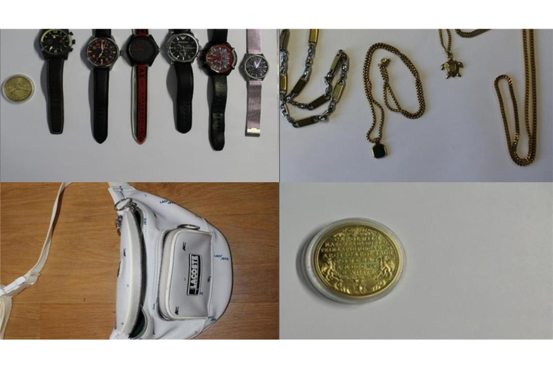 Das Polizeipräsidium Reutlingen hat eine Seite eingerichtet, auf der das Diebesgut angeschaut werden kann.